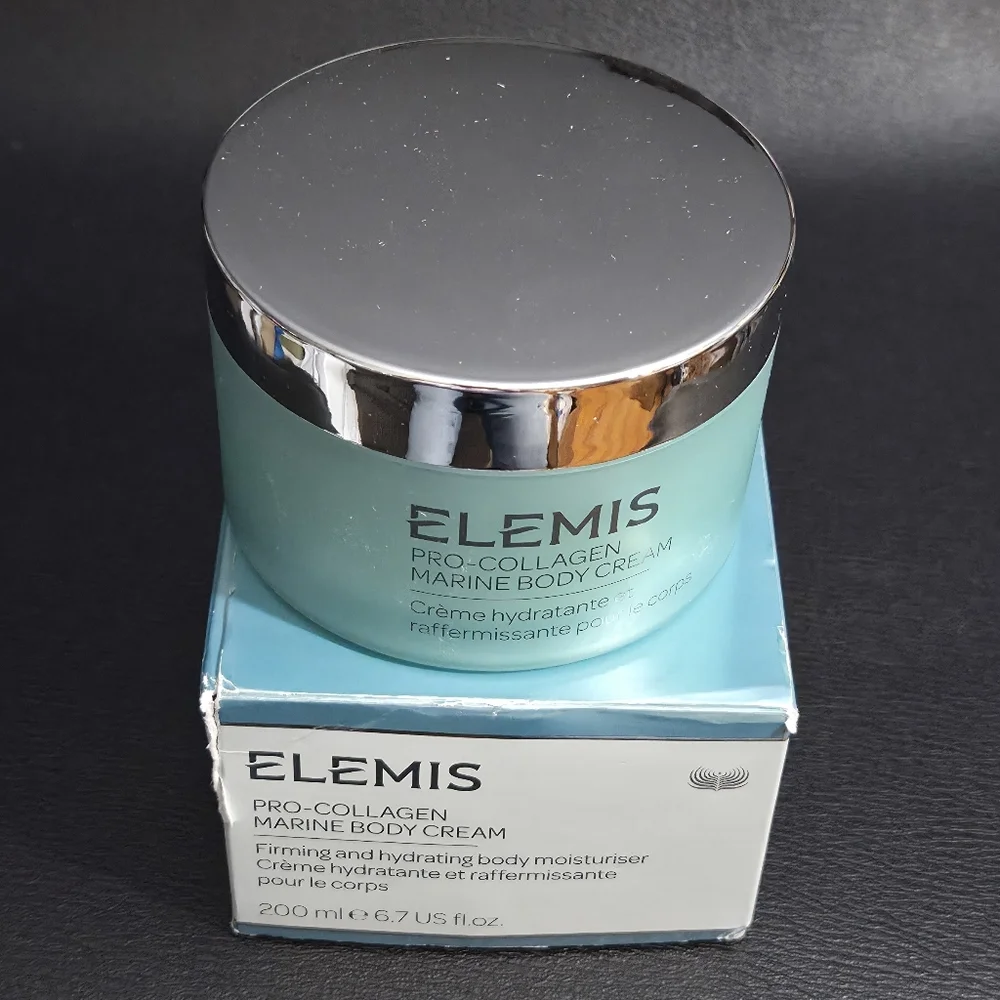 ELEMIS Pro-Collagen Marine Body Cream - Teal Jar with Silver Lid